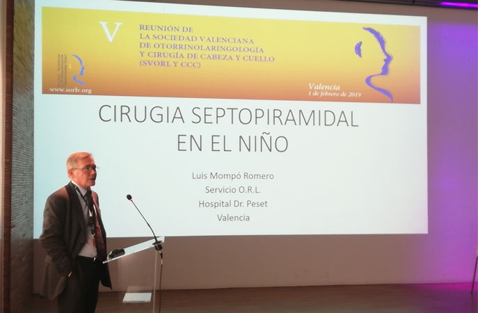 El Dr. Luis Mompó asistió a la V REUNIÓN DE LA SVORL Y CCC